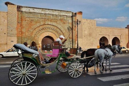 Horse carriage: tour around old Marrakech with hotel transfer