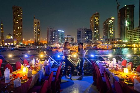 Marina Dhow Cruise: Scenic Night Views & Buffet Dinner