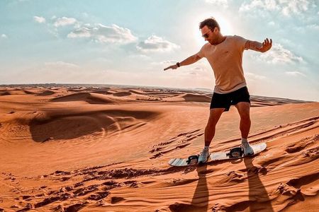 Private Morning and Evening Dubai Desert Safari Red Dunes and ATV