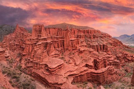 All-Inclusive Day Trip: Burana, Canyons & Issyk Kul from Bishkek