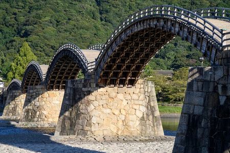 Kintaikyo Bridge, Castle Town and Seal Carving Iwakuni Day Tour