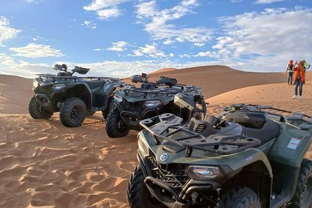 Yalla atv merzouga . Desert Exploration and Sandboarding