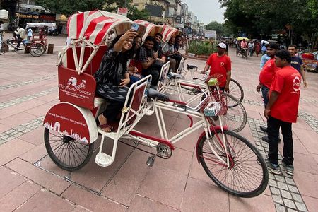 Private Rickshaw Tour Old Delhi (Patented Rickshaw Design)