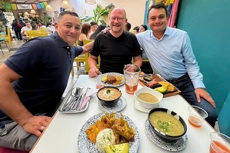 Bogota Private Food Tour: Fruits, Arepas, Cacao, Lunch, Beer, 8hr