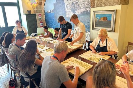 Polignano : Typical Cooking Class with Aperitif and wine included