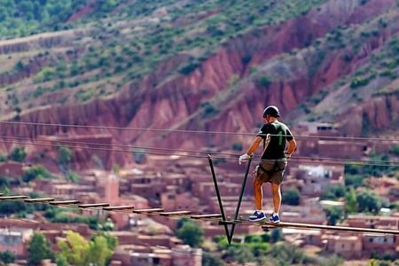 Thrilling Zipline in Atlas Mountains & Marrakech Transfer