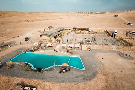 Marrakech Sunset Dinner in the Agafay Desert with Show and Pool