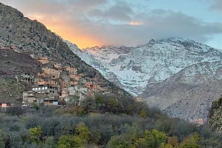 Sunset Trek from Marrakech to Imlil with Tea and Berber Dinner