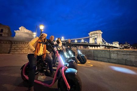 Small-Group Night Tour in Budapest on MonsteRoller e-Scooters