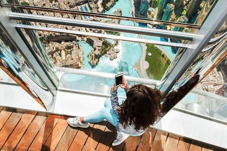 Dubai Sightseeing Full Day Trip with Burj Khalifa from Abu Dhabi