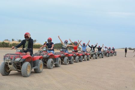 Hurghada Desert Quad Safari Camel Ridea Dinner and Stargazing