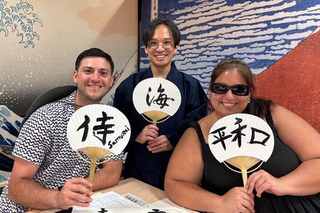 Japanese Calligraphy Experience in Hiroshima