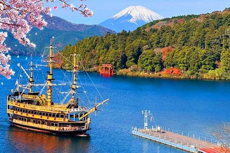 Mt. Fuji Hakone and Kamakura Day Tour: Cruise/Ropeway/island