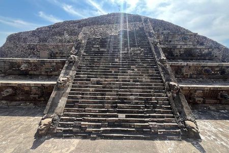 Teotihuacan Pyramids small groups and Basilica of Guadalupe
