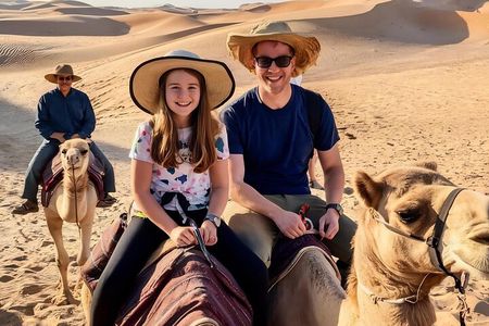 Arabian Nights Dubai Red Dunes 4x4 Pick and Drop Camel Dinner