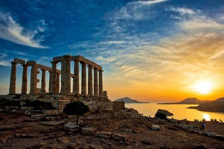 Cape Sounion and Temple of Poseidon Sunset Tour English Spanish