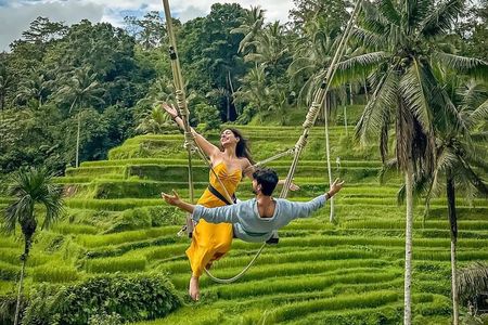 Ubud Monkey Forest - Rice Terrace - Jungle Swing - Water Temple