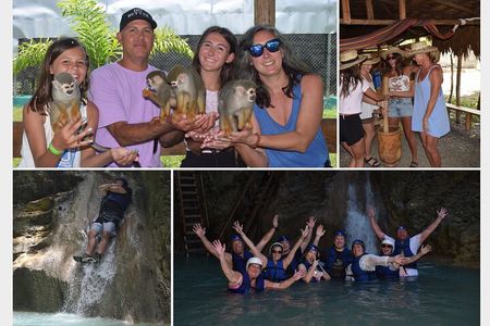 Monkey Tour Interaction and waterfalls excursion in Puerto Plata