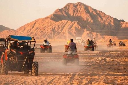 Hurghada Desert Safari by Jeep, Quad & Camel with Dinner & Show