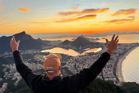 Two Brothers Hill hike, sunrise and sunset