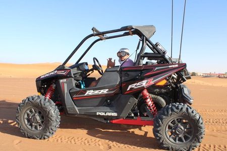 Dubai Morning Dunes Buggy Safari with Sandboarding & Camel Ride