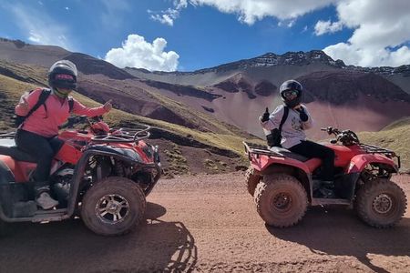 Rainbow Mountain and Red Valley with ATV Tour from Cusco