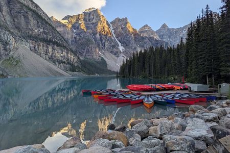 Lake Louise and Moraine Shared Shuttle From Calgary,Canmore,Banff