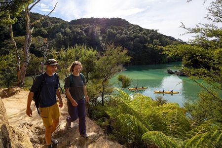 The Two Gods - Guided Kayak & Unguided Walk - New Zealand