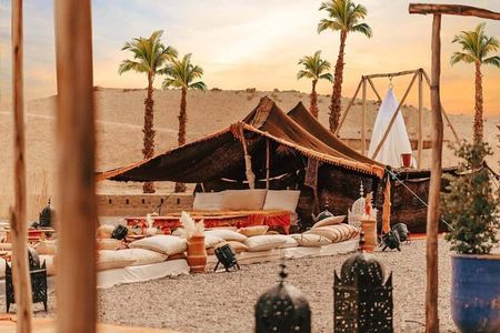 Marrakech: Magical Dinner In the Desert, Camel Ride and Fire show