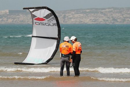 Kitesurf equipment rental at Bleukite Essaouira