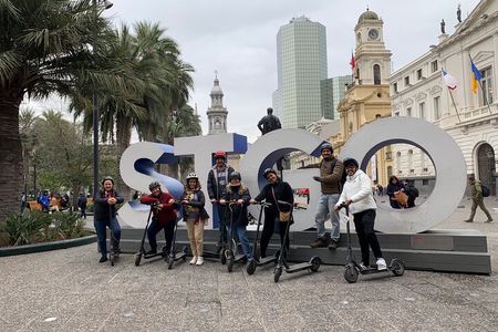 Electric Scooter City Tour ~ Discover Downtown - Santiago