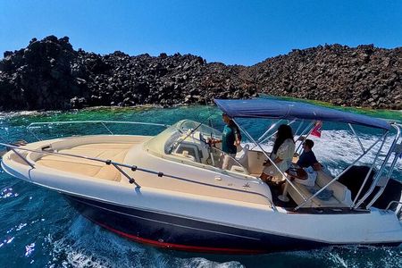 Explore Santorini and its volcanic wonders with Alex Private Boat