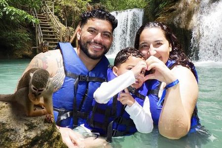 Adventure Damajagua Waterfalls and Monkey House in Puerto Plata