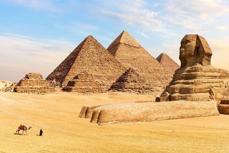 Half Day Trip to Giza pyramids Sphinx Inside the Great Pyramid 