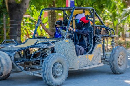 Punta Cana Buggy Beach Macau and Cave Taina/Safari Shuttle