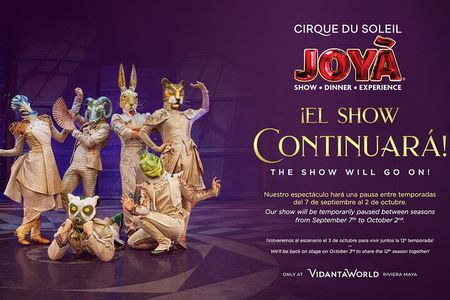 Cirque du Soleil JOYÀ Admission Tickets