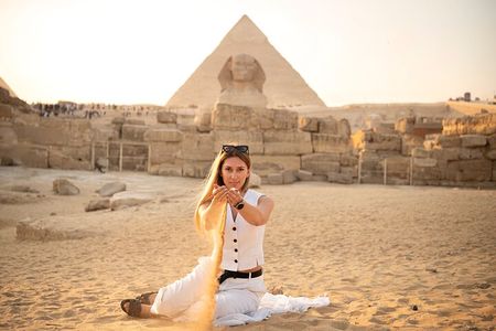 Giza pyramids tour & inside the pyramids & sphinx & camel ride 