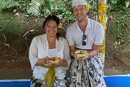Purification Ceremony in sacred Jungle Temple Bali