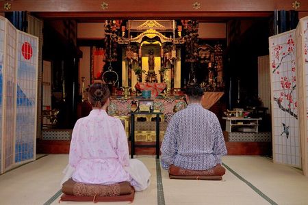 Osaka Temple Zen Meditation Spa Facial and Macha Experience