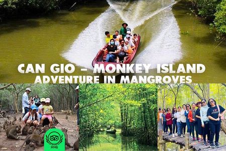 Cần Giờ Eco-Tour with Monkeys, Crocs & War History