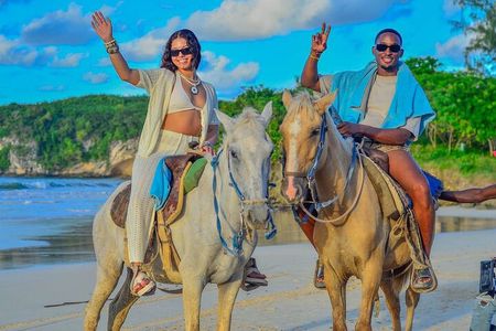2-hour sunset horseback ride from Punta Cana