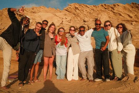 Taghazout: Timlaline Dunes Sandboarding Adventure with Tea