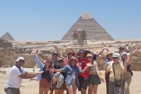 Half Day Tour Giza Pyramids &Sphinx with Expert Private Tourguide