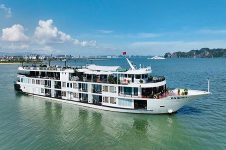 Ha Long Bay 2 Days Tour by 5-Star Verdure Lotus Grandeur Cruise 