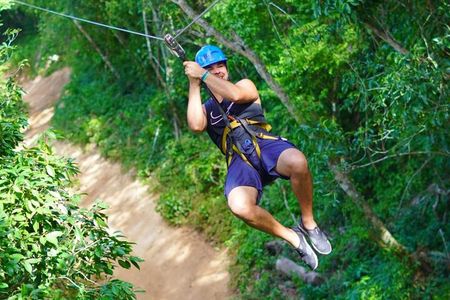 Jungle Adventure Atv , Ziplines And Cenote Swimming 