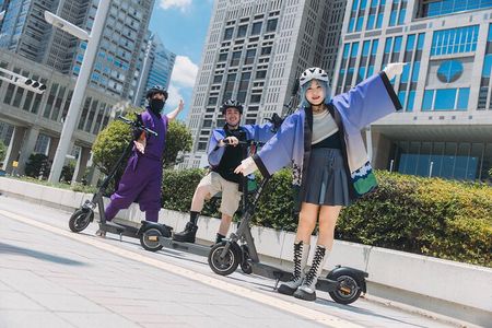Tokyo Ninja E Scooter Tour with Local Guide NINJA GO RIDE
