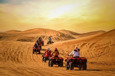 Dubai Desert Safari: Dune Bashing, BBQ, Camel Ride & Quad Bike