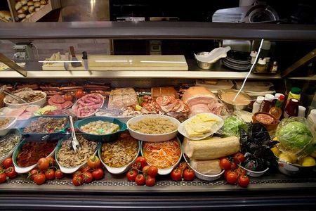 The Old Town and the Sea Waterfront Palermo By Night