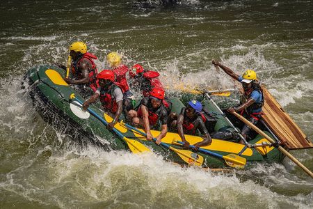 Zambezi River Quarter Day Rafting plus swimming below the Falls