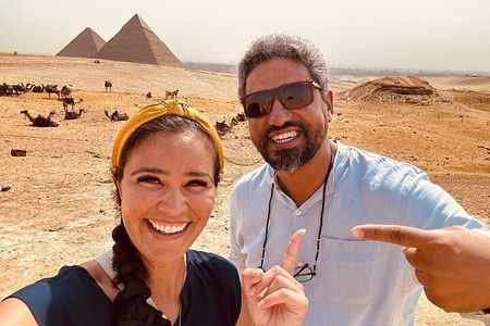 Trip Giza Pyramids, Sphinx, Sakkara ,New Egyptian Museum, Camel 